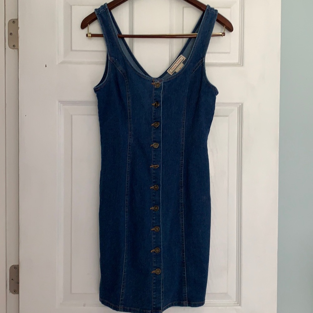 Flying Tomato Denim Body Con Dress
